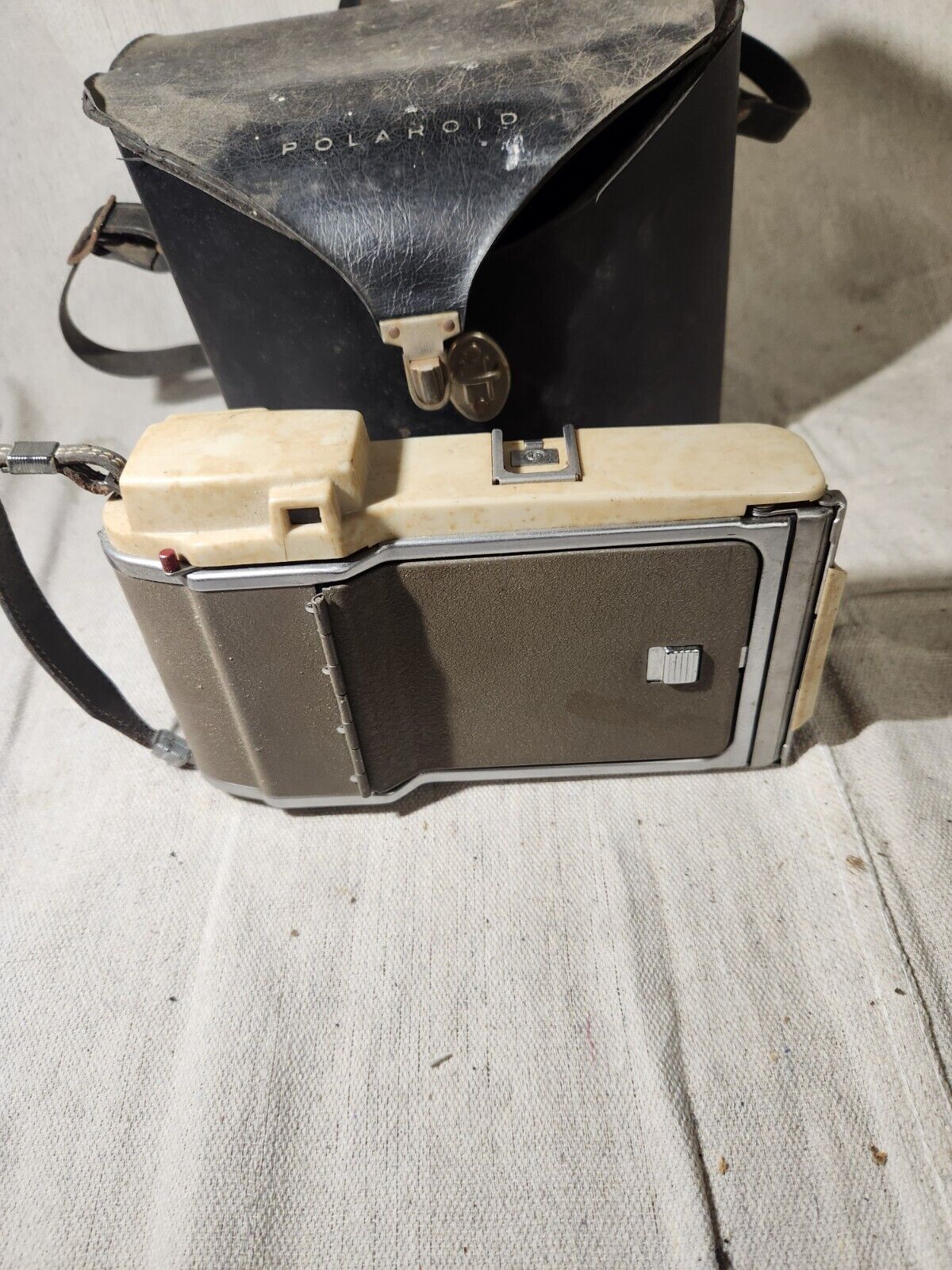 Vintage Polaroid Land Camera Model 80B W/ Case