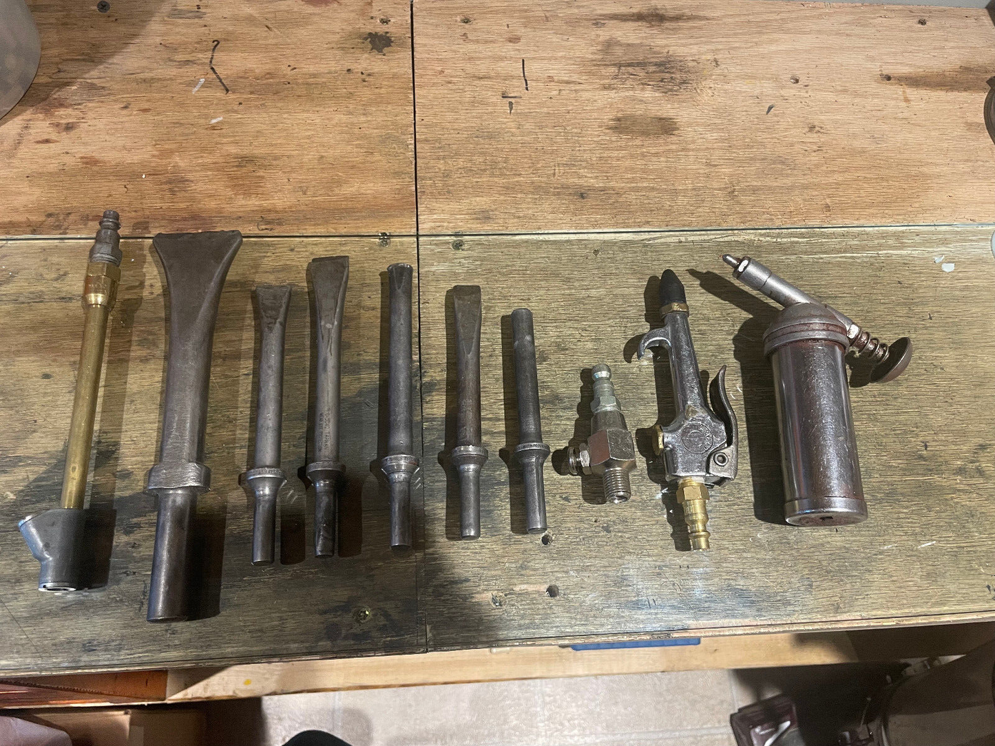 Sixteen Piece Air Tool Lot with Snap-On, Mac Tools, Ingersoll Rand, and Others