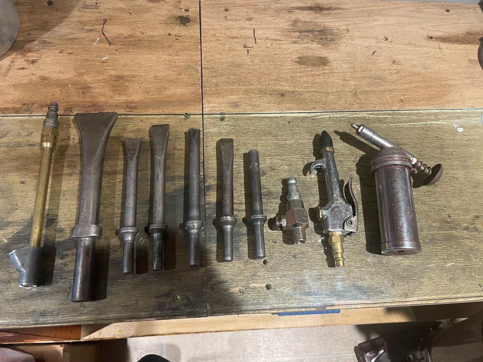 Sixteen Piece Air Tool Lot with Snap-On, Mac Tools, Ingersoll Rand, and Others