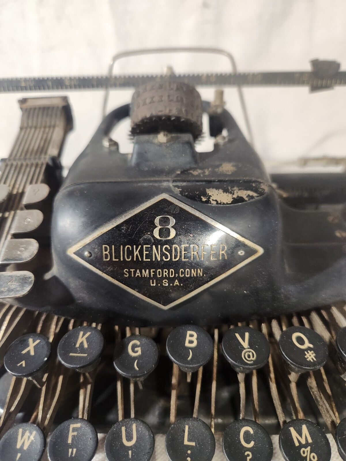 Antique 1908 Blickensderfer typewriter Model 8 in good condition 