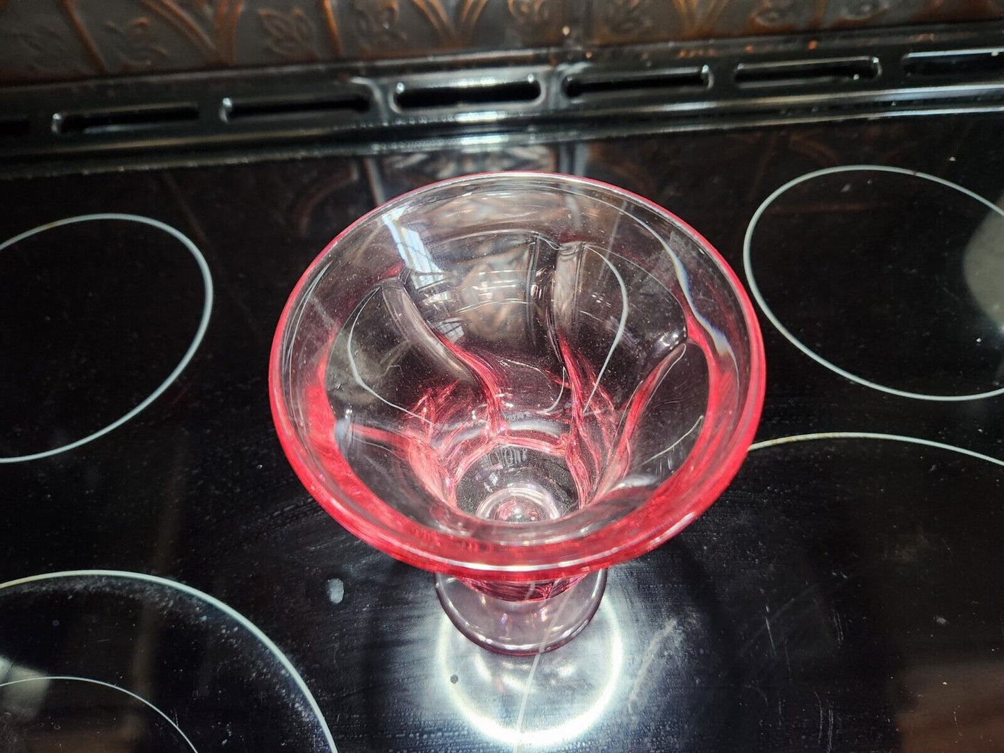 Set of 8 Ice Tea Goblets Pink Fostoria Glassware