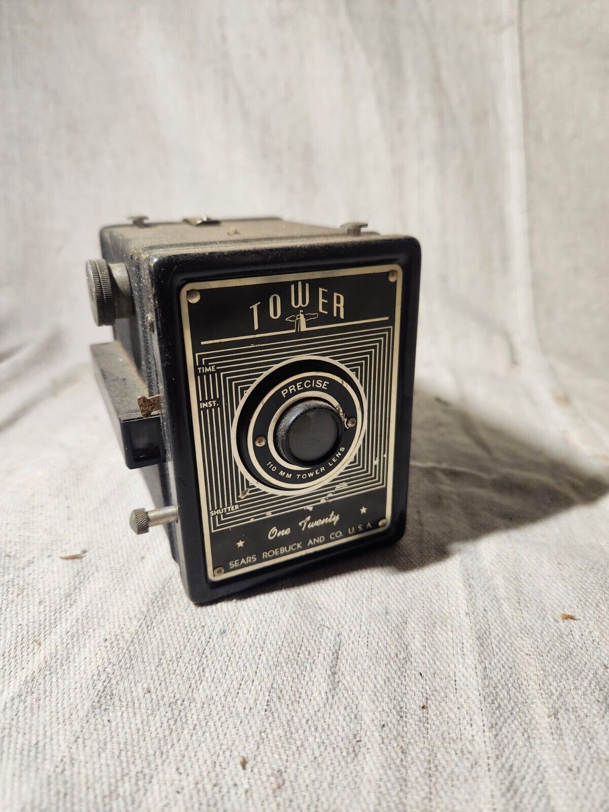 Vintage Sears Tower One Twenty Art Deco Camera 