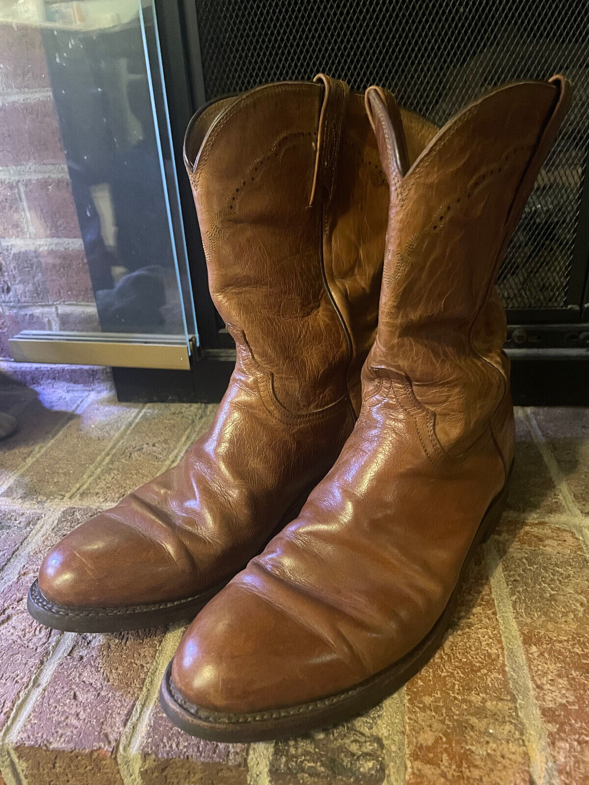 Lucchese Vibram Sole Boots, Style #M10170, Size 12D